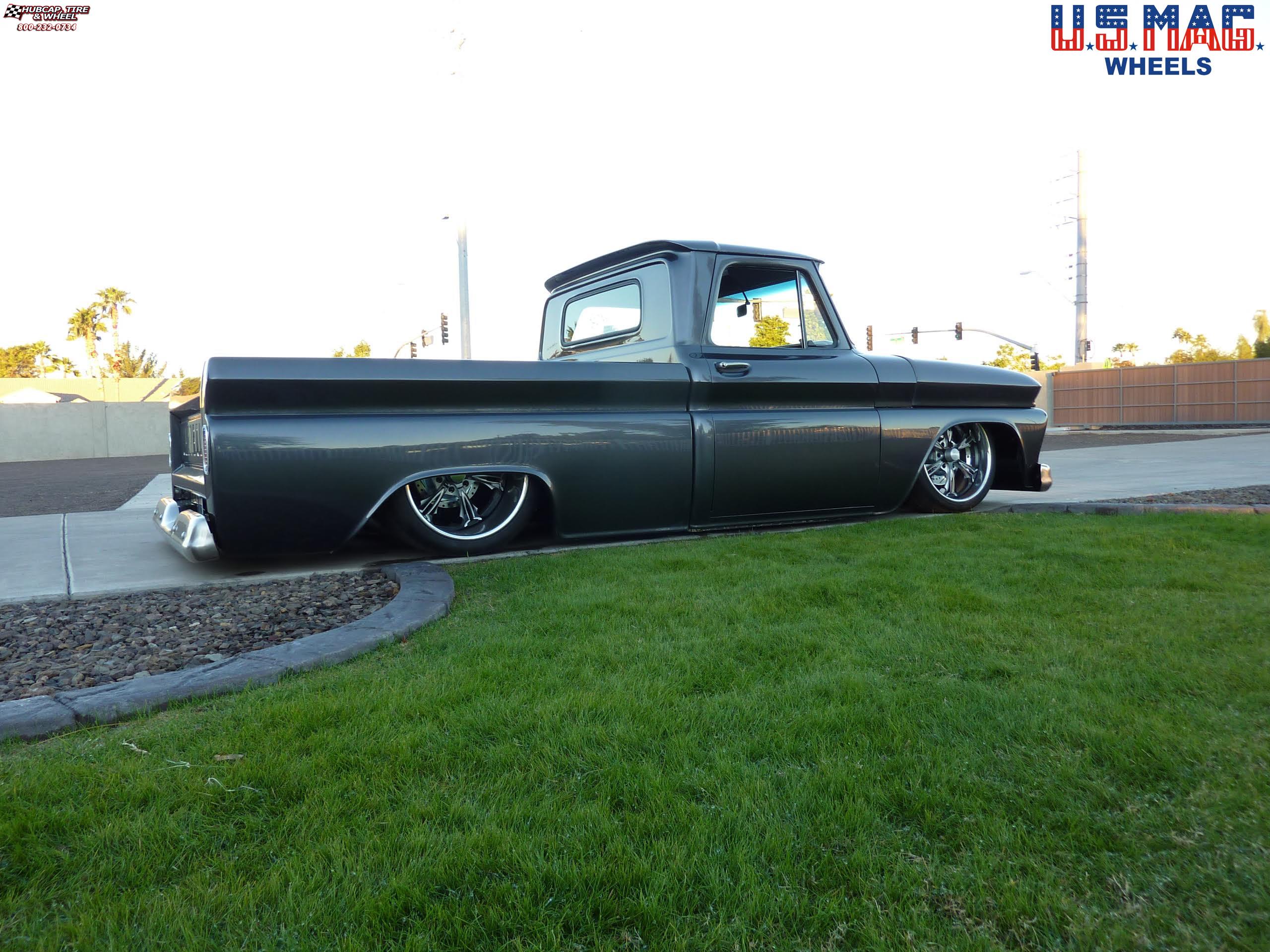 vehicle gallery/chevrolet pu us mags cartel 6 u454 0X0  Polished wheels and rims